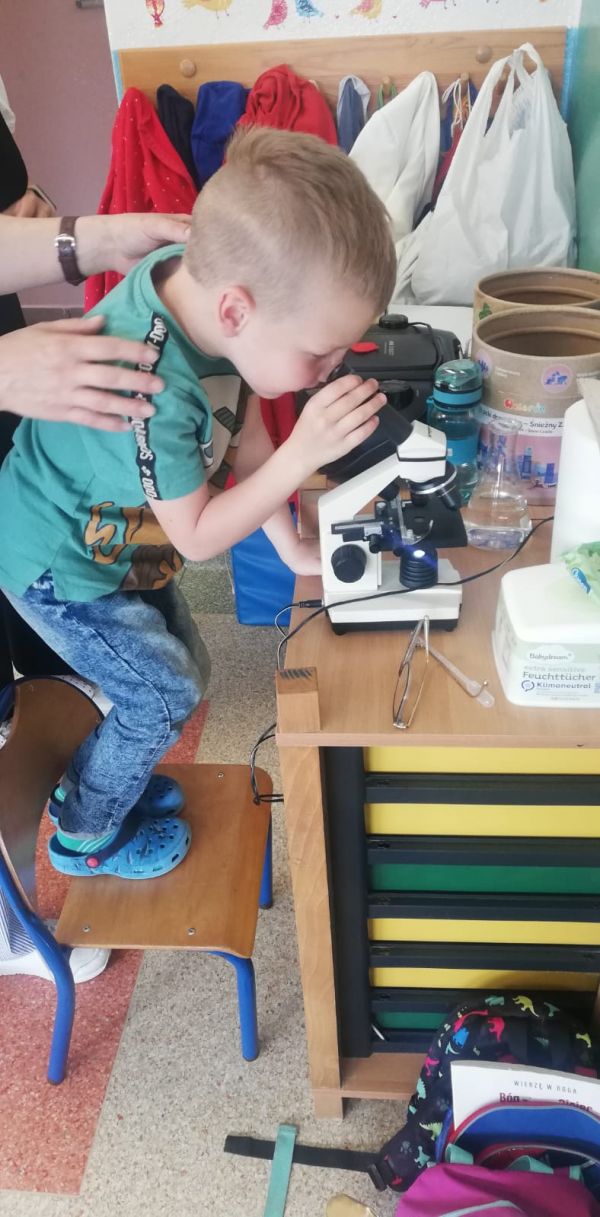 Eksperymenty dla przedszkolaków " Włos pod mikroskopem"